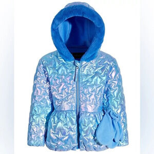 S ROTHSCHILD & CO
Toddler & Little Girls Iridescent Star Parka